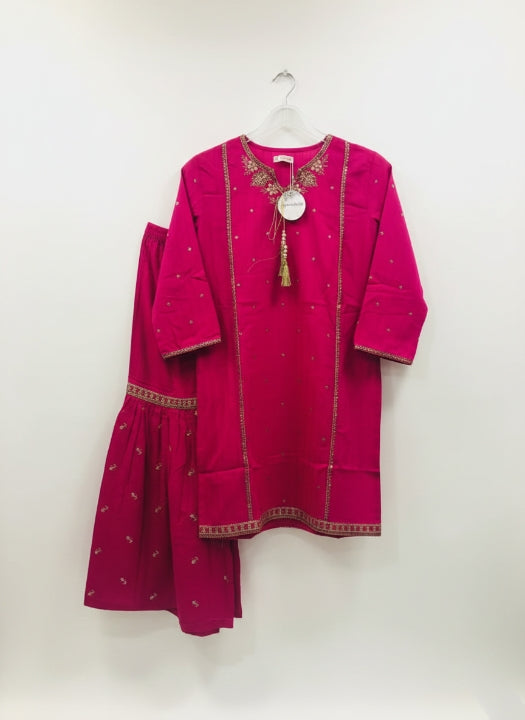 Embroidered Kameez and Gharara