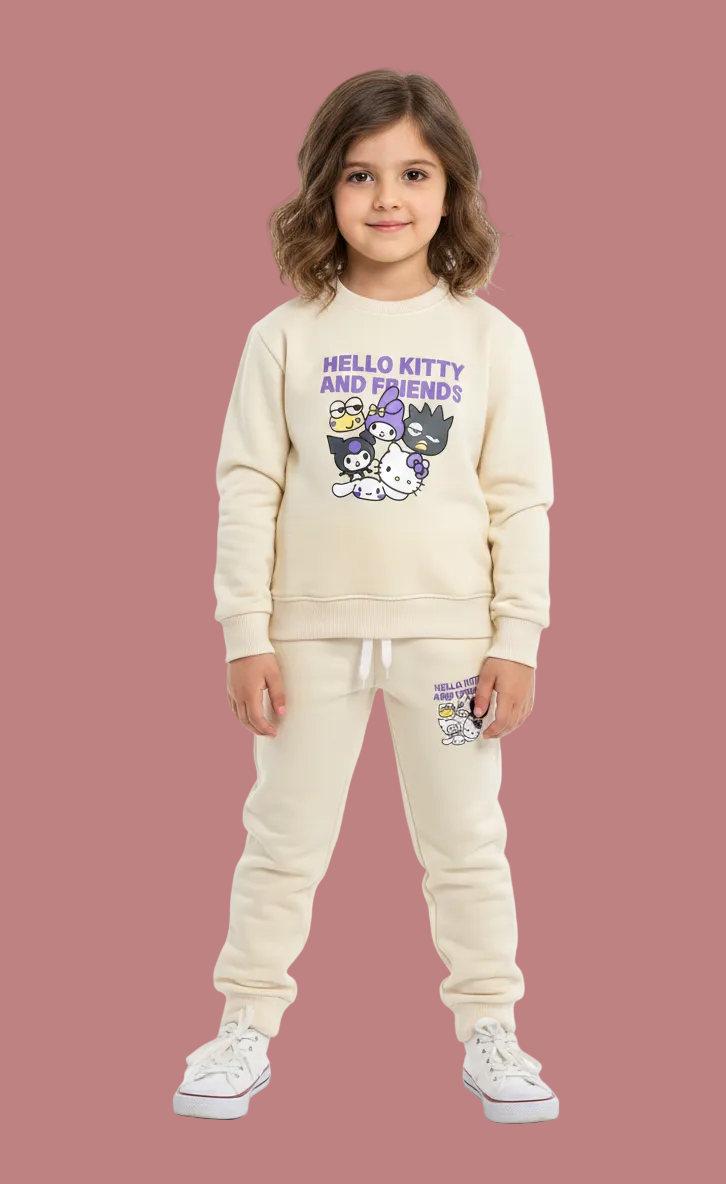 Two-piece Set: Fleece Sweatshirt & SweatPants