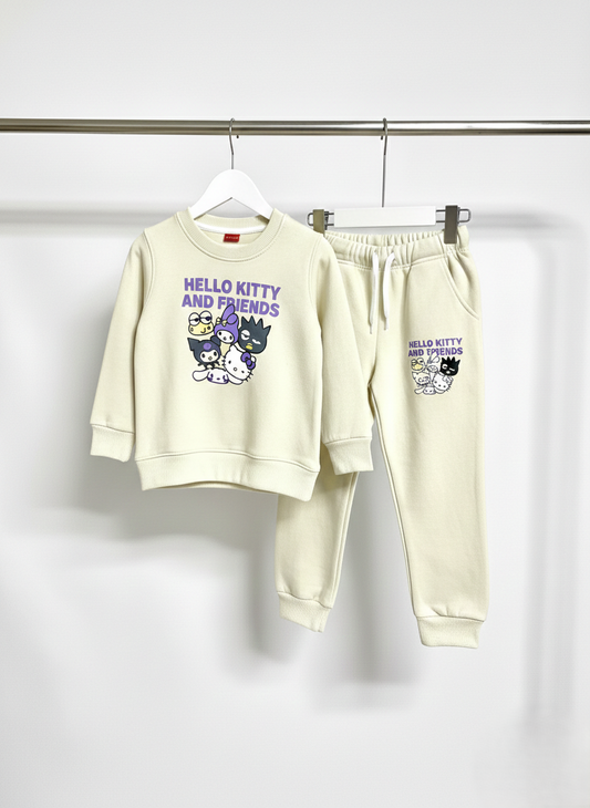 Two-piece Set: Fleece Sweatshirt & SweatPants