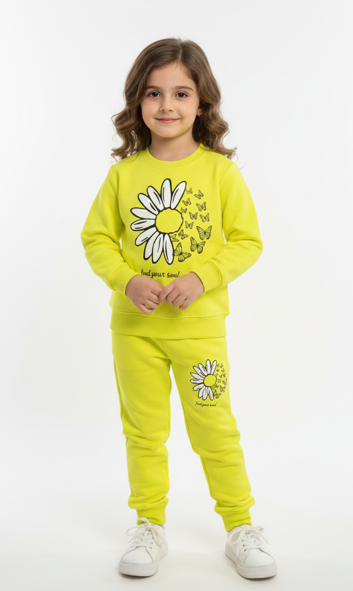 Two-piece Set: Fleece Sweatshirt & SweatPants