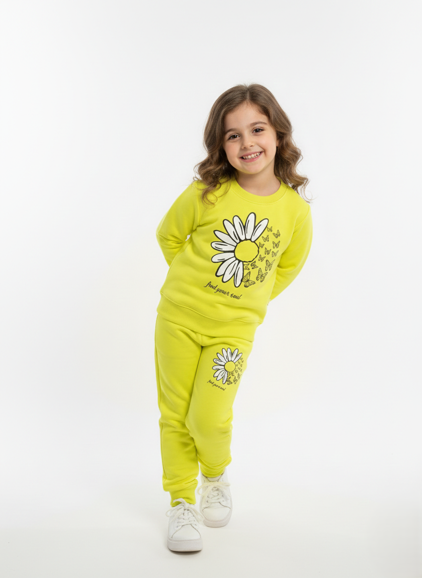 Two-piece Set: Fleece Sweatshirt & SweatPants