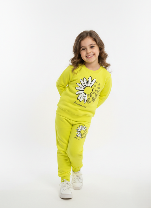 Two-piece Set: Fleece Sweatshirt & SweatPants