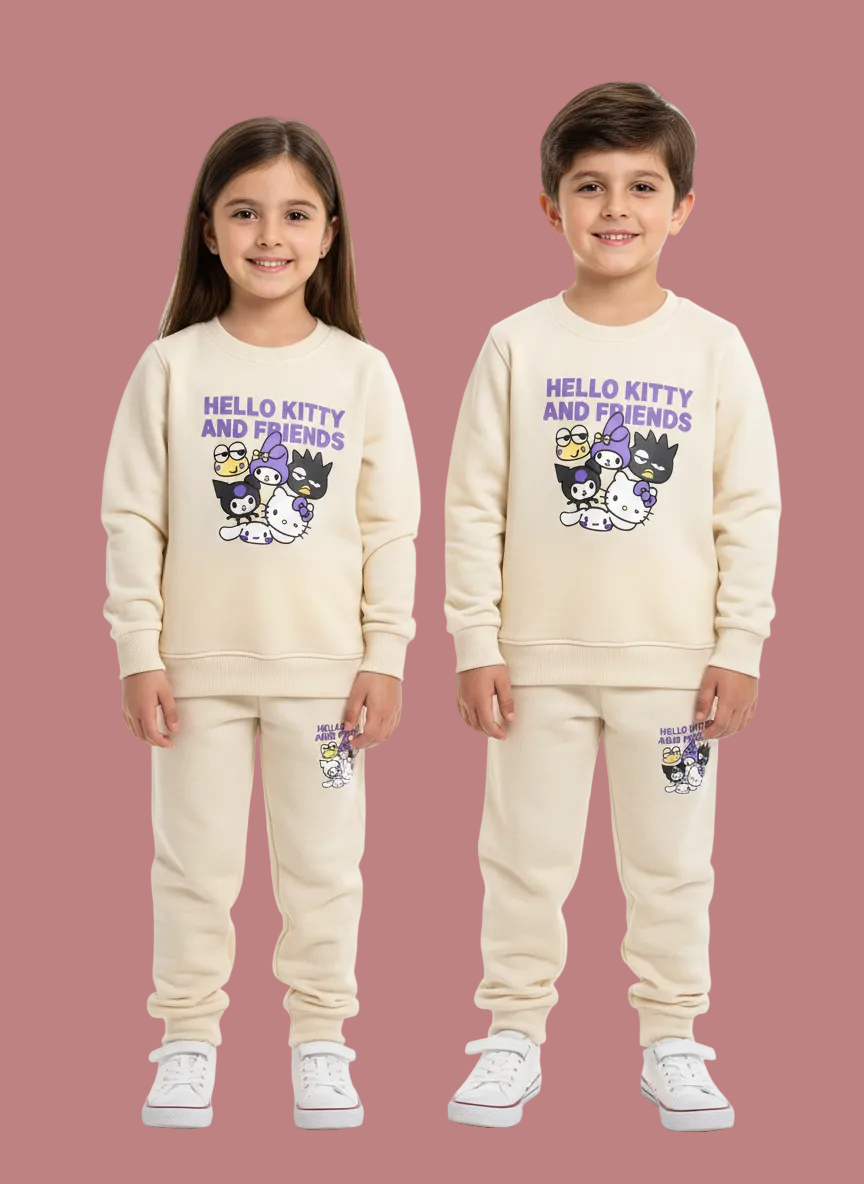 Two-piece Set: Fleece Sweatshirt & SweatPants