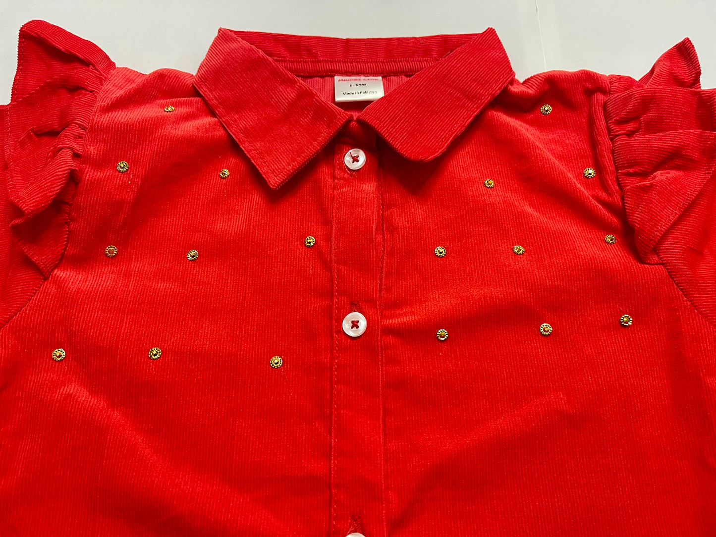 Solid Red Top with Trouser Co-ord Set